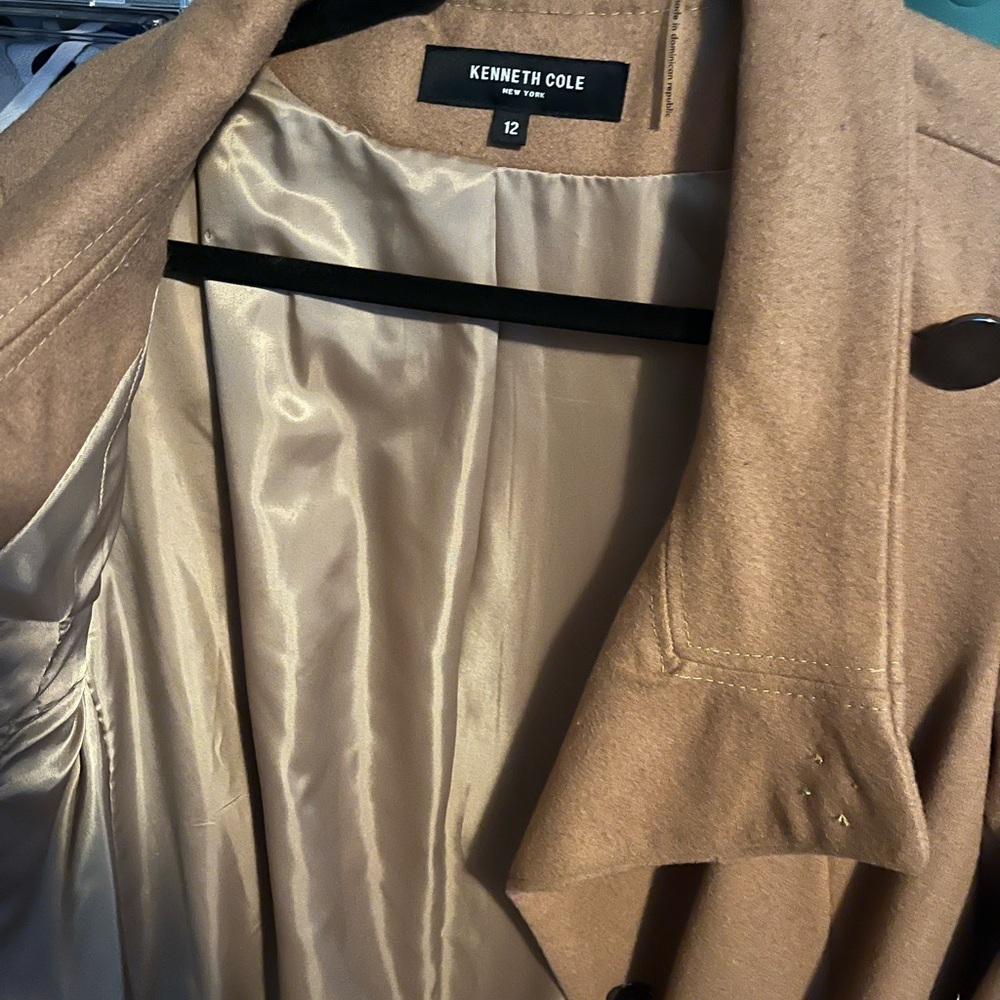Kenneth Cole Women's Tan Trench Coat